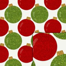 ornaments glitter pattern