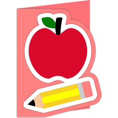 pencil and apple card
