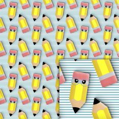 pencil stripes pattern