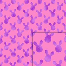pink purple easter foil style pattern
