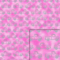 pink truck pattern