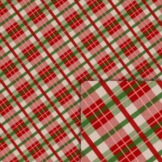 plaid christmas red pattern