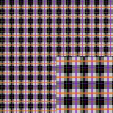 plaid halloween pattern