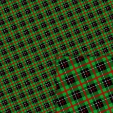plaid red green pattern