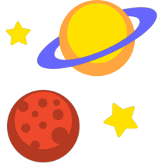 planets saturn and mars