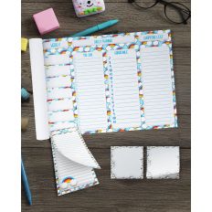 planner kit rainbow print and cut