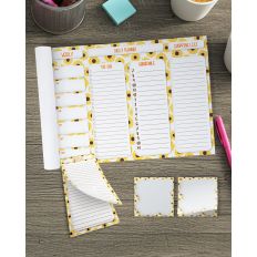 planner kit sunflower print and cut