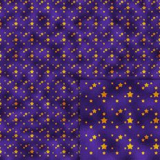 purple and stars foil style pattern