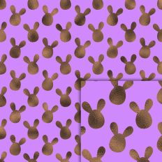 purple easter foil style pattern