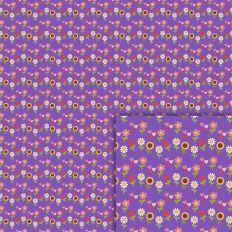 purple flowers pattern