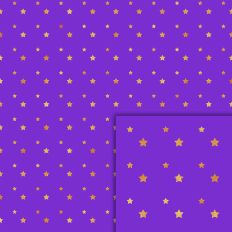 purple gold stars foil style pattern