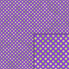 purple green dots foil style pattern