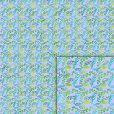 purple leaves foil style pattern