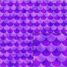 purple mermaid scales foil style pattern