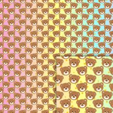 rainbow bears pattern