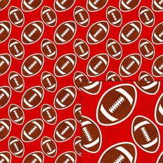 red football pattern