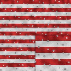 red stripes stars usa foil style pattern