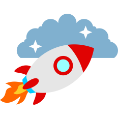 rocket flying