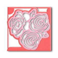 rose flowers card