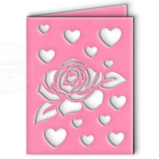 rose hearts card