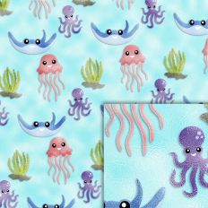 sea foil style pattern