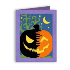 shadow pumpkin card