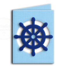ship wheel card