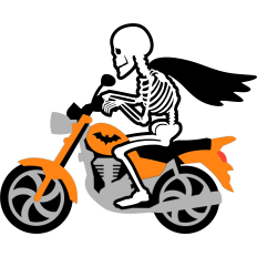 skeleton motorcycle