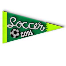 soccer pennant