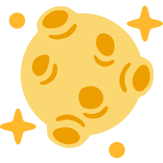space full moon