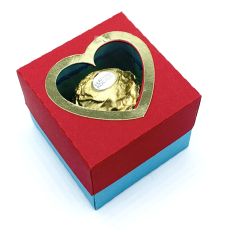square heart box