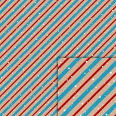 stripes dots kraft pattern