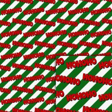 stripes ho ho ho pattern