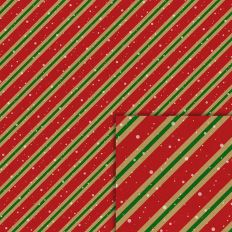 stripes red and green kraft pattern