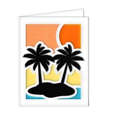 summer beach card
