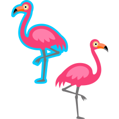 summer flamingo