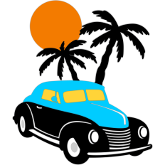 summer vintage car