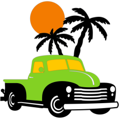 summer vintage truck