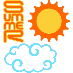 sun and cloud summer