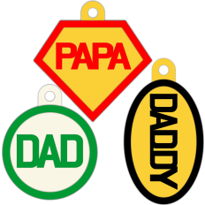 super dad tags