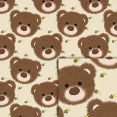 teddy bee pattern