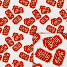 ticket foil style pattern