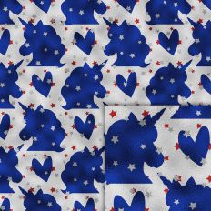 unicorn usa foil style pattern