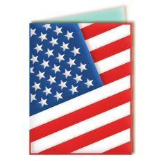 usa flag card