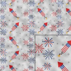 usa fireworks foil style pattern