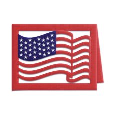 usa flag card