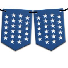 usa flag stars banner