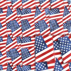 usa flags foil style pattern
