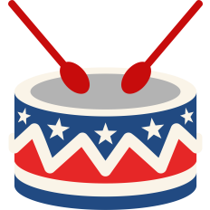 usa marching drum
