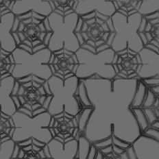 web black foil style pattern